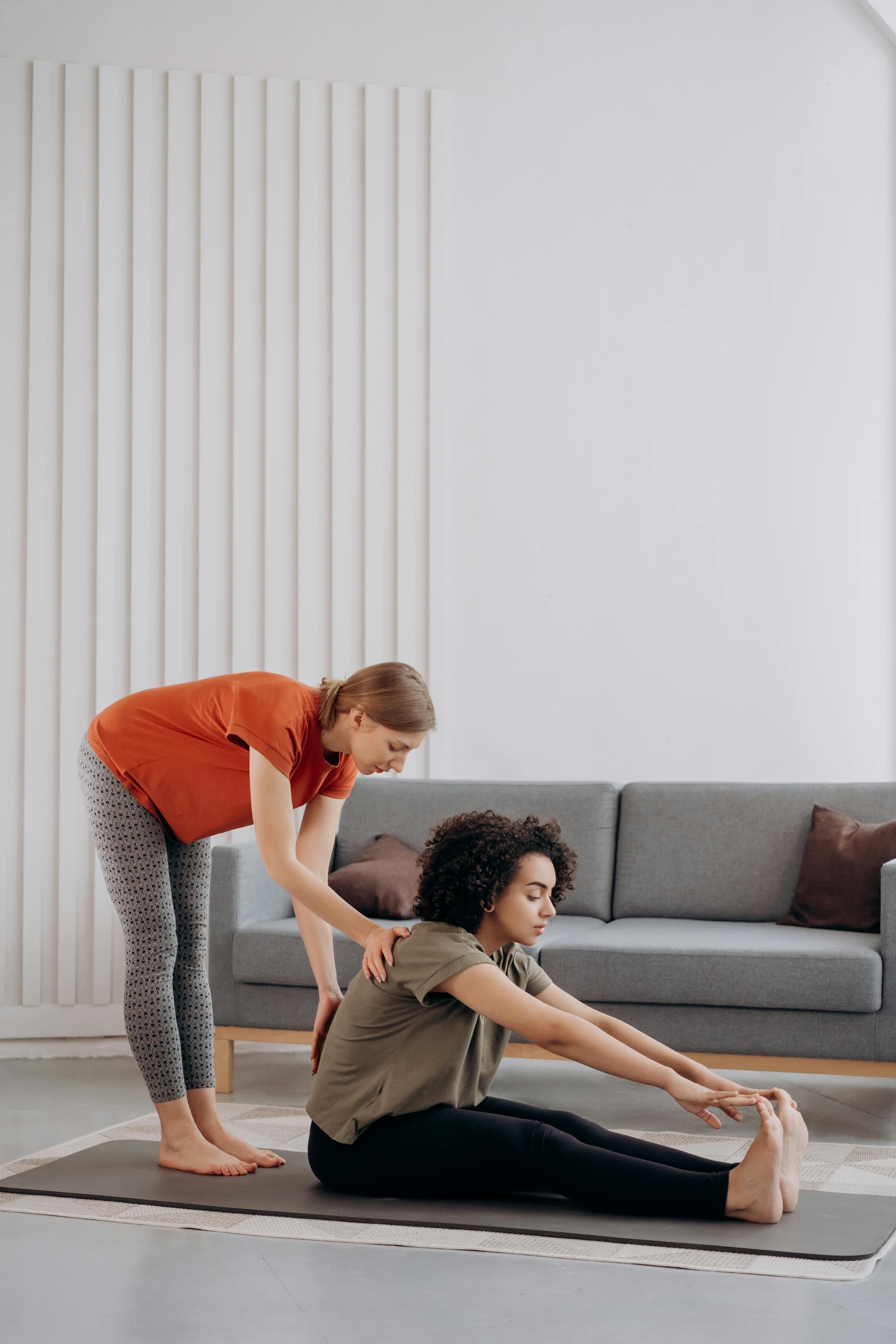 Physiotherapy rehabilitation session