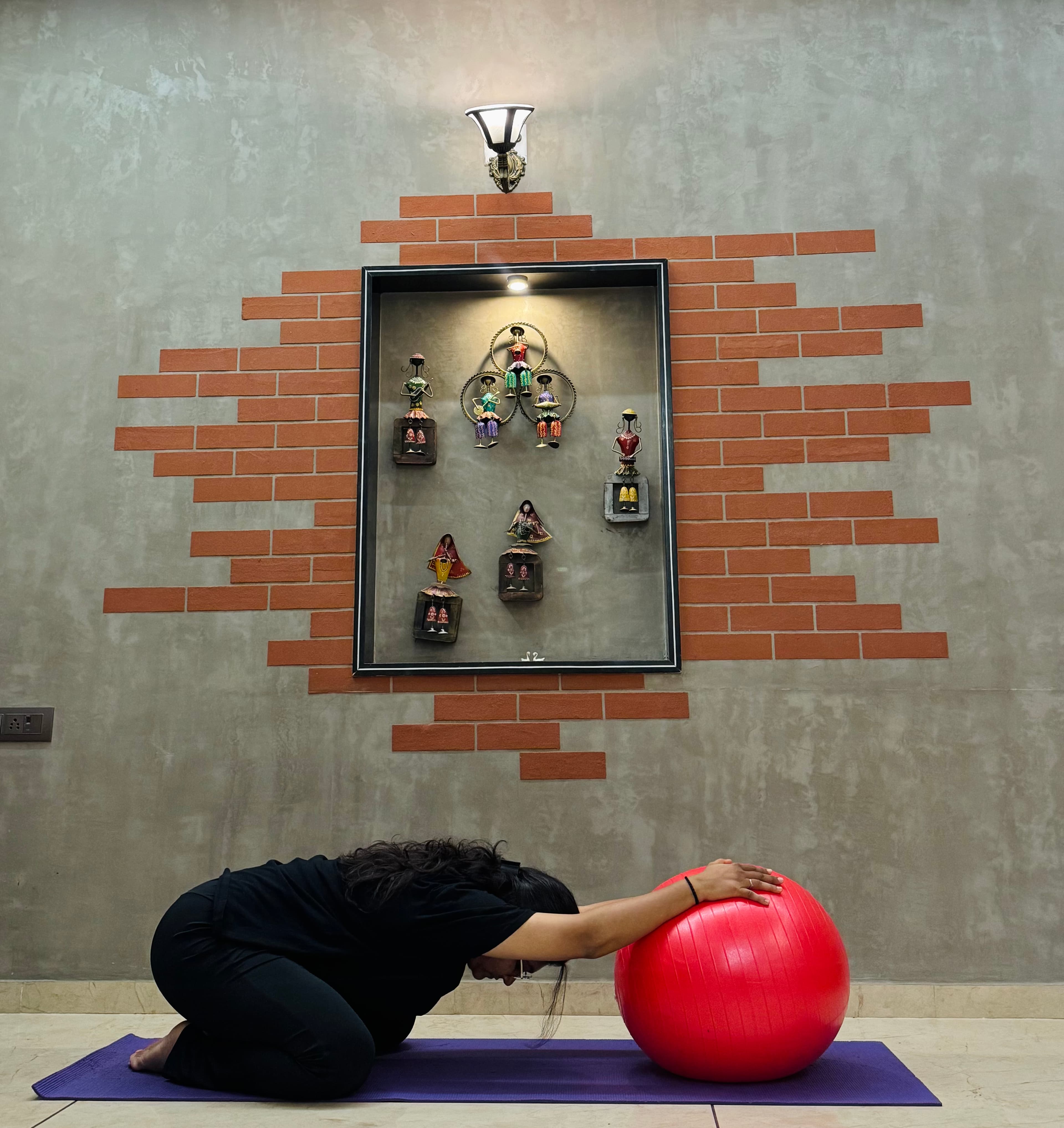 Swiss ball exercises